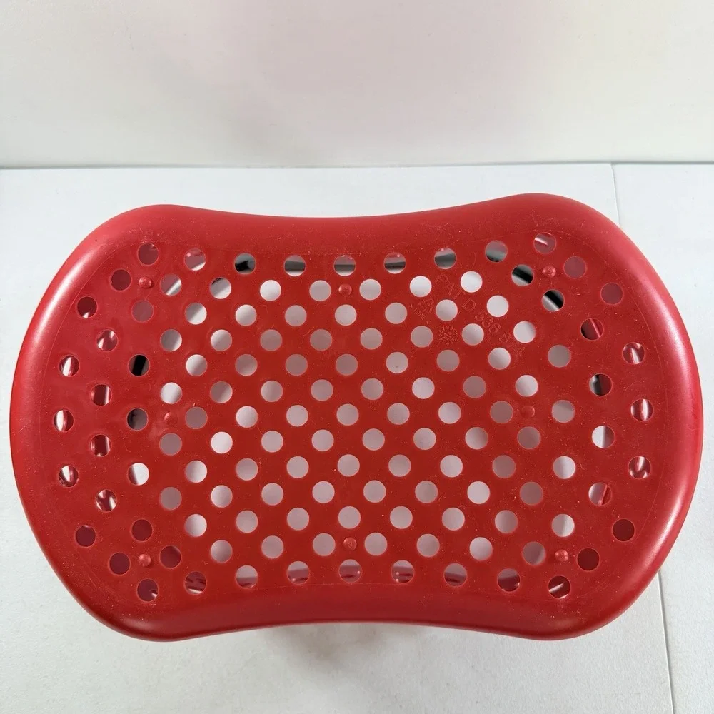 Target Full Size Shopping Basket Gray Handle Red Bullseye Logo Storage Kids Play